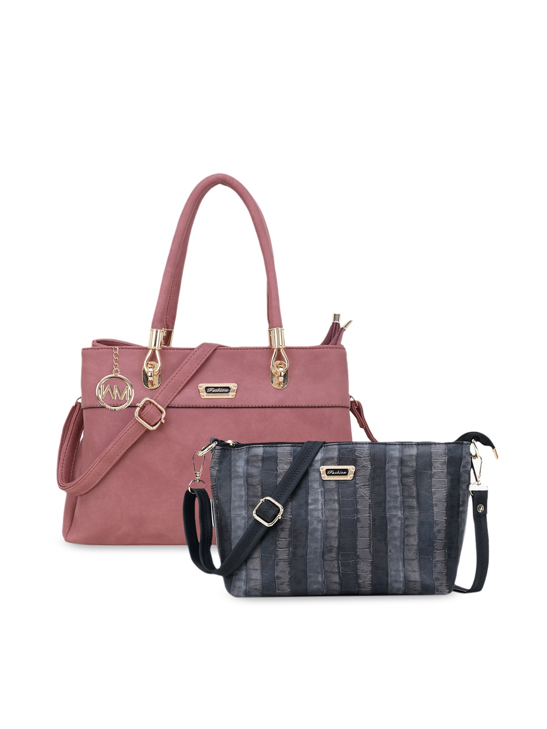 

WOMEN MARKS Pink Solid Shoulder Bag