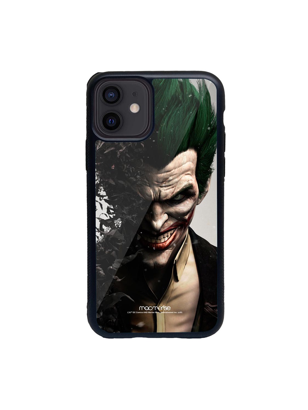 

macmerise Green & Beige Joker Withers Glass iPhone 12 Phone Case
