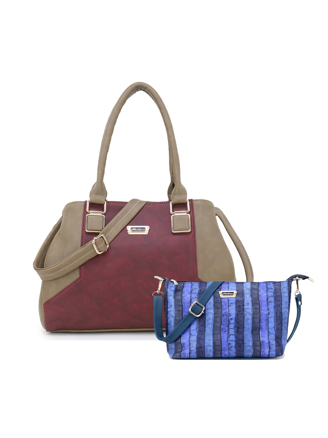 

WOMEN MARKS Maroon Solid Sling Bag