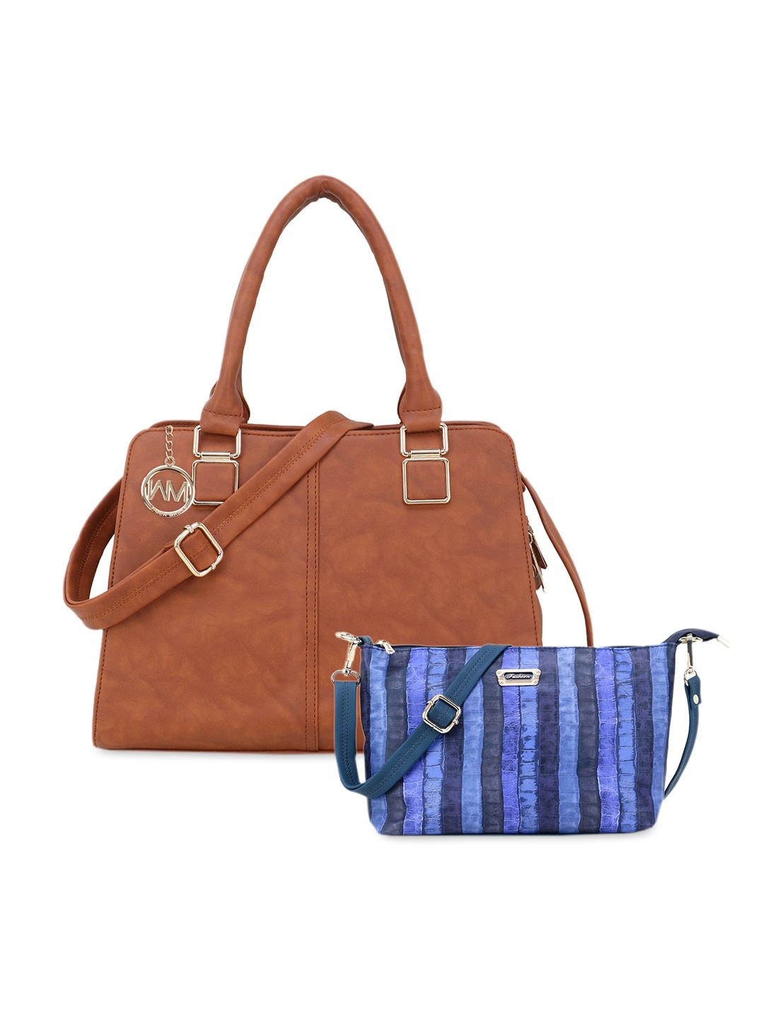 

WOMEN MARKS Tan Solid Tote Bag