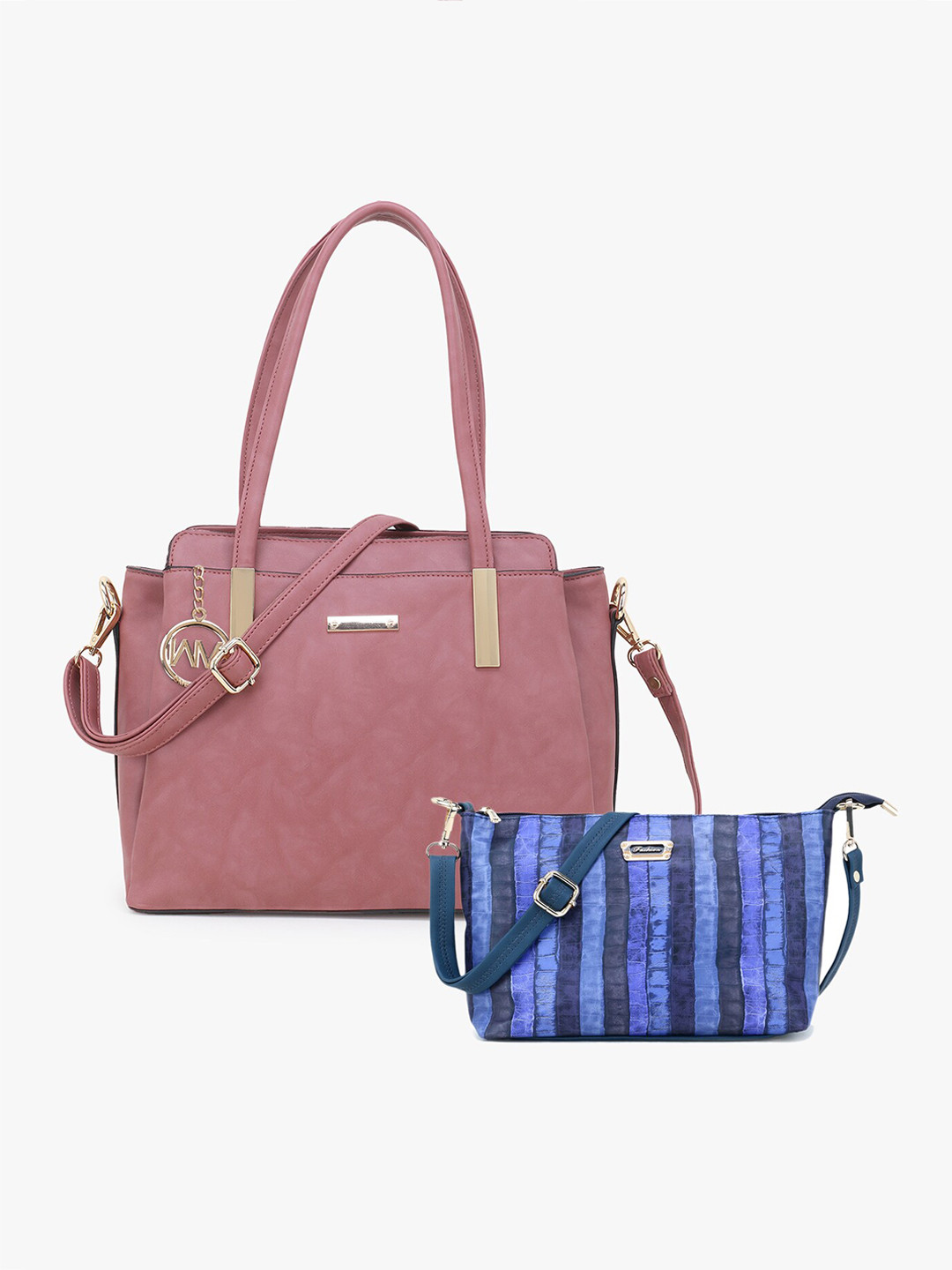 

WOMEN MARKS Pink Solid Handheld Bag