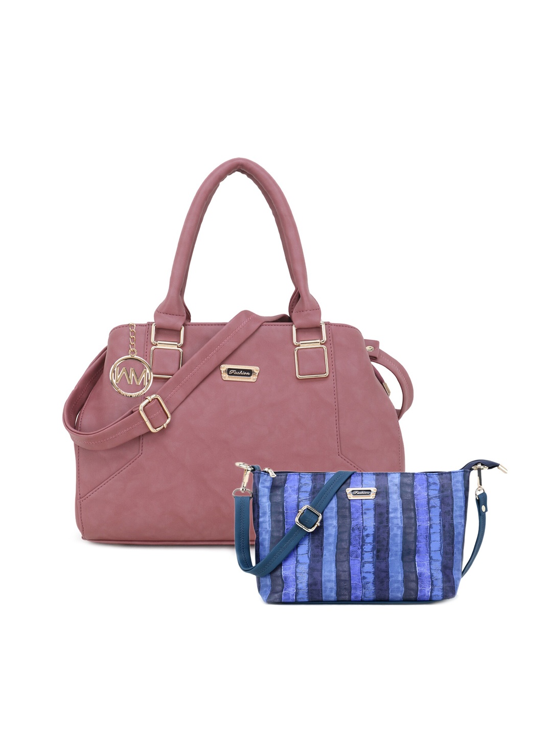 

WOMEN MARKS Combo of 2 Handbags, Pink