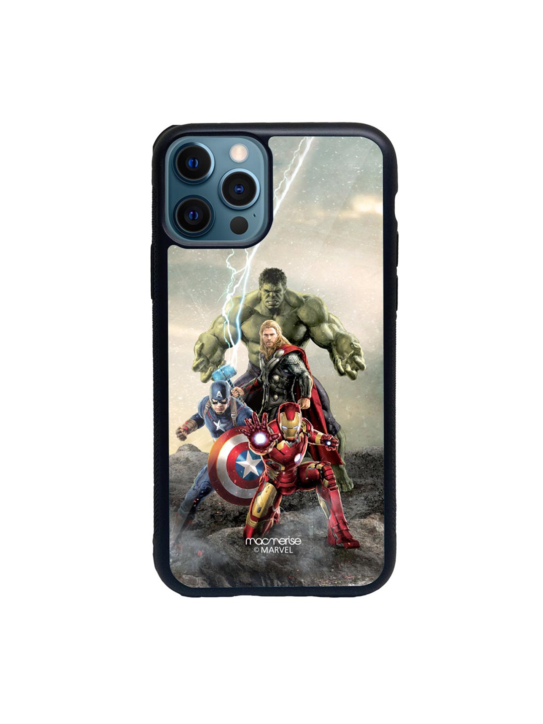 

macmerise Black & Grey Time To Avenge Printed iPhone 12 Pro Back Case