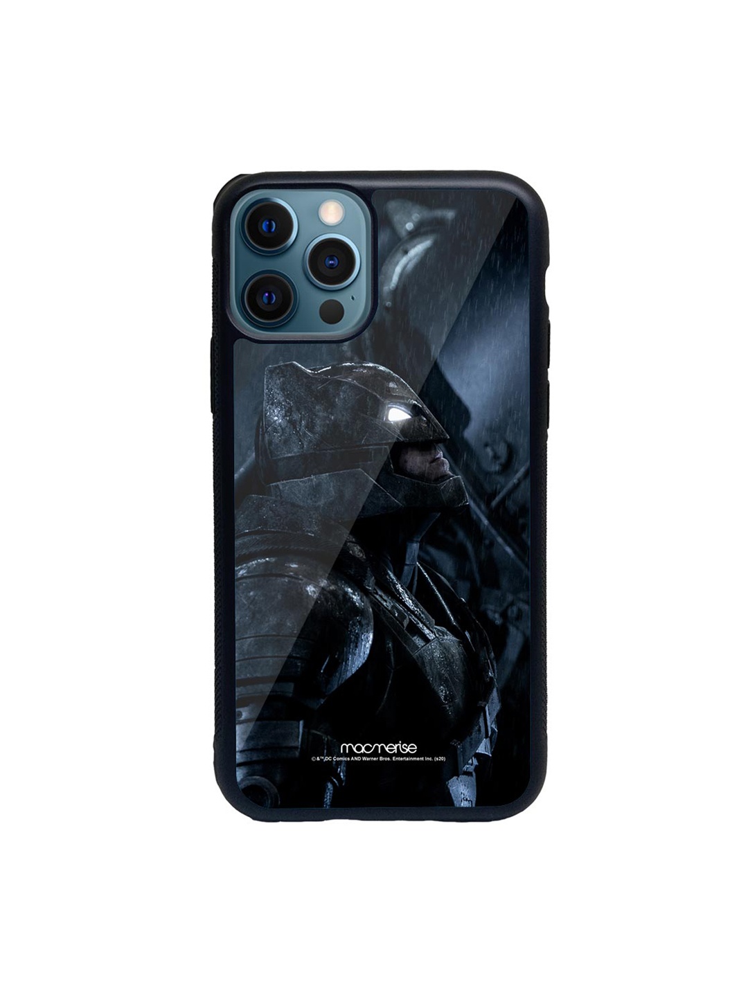 

macmerise Black & Grey The Victory Glance Printed iPhone 12 Back Case