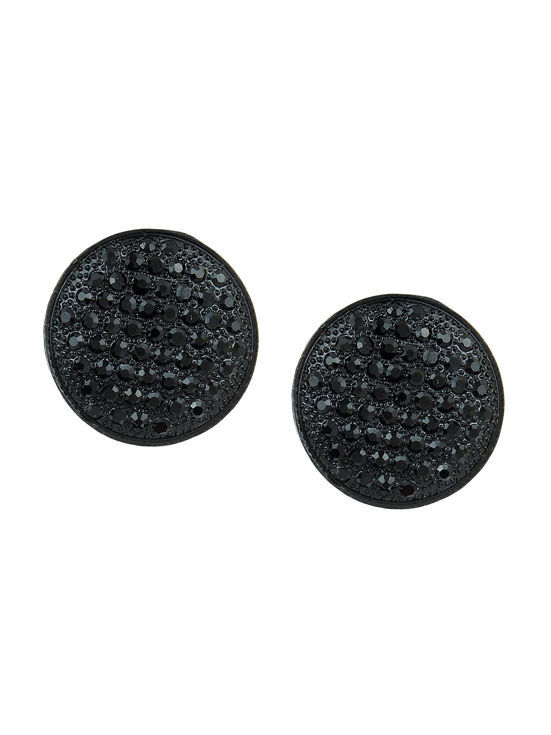

Mali Fionna Black Circular Studs