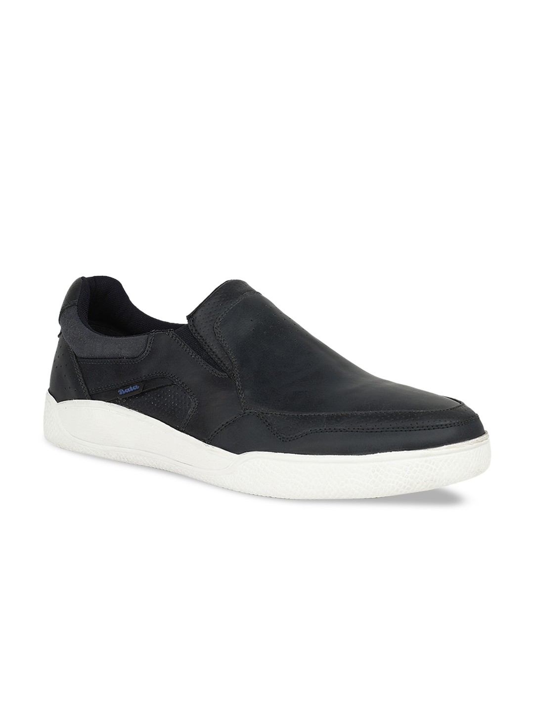 

Bata Men Navy Blue Slip-On Sneakers Casual Shoes