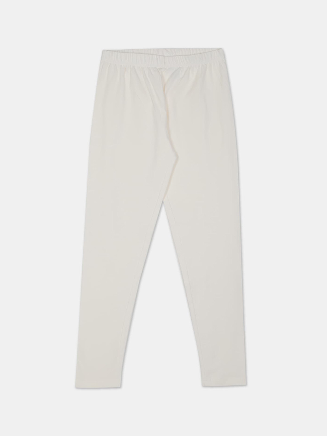 

Cherokee Girls White Solid Ankle-Length Leggings