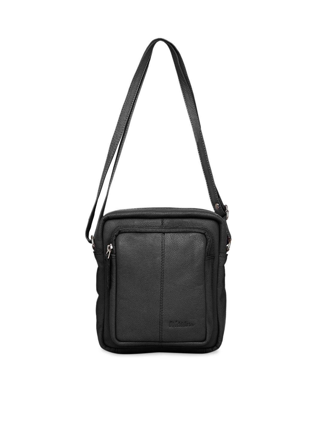 

WildHorn Black Solid Sling Bag