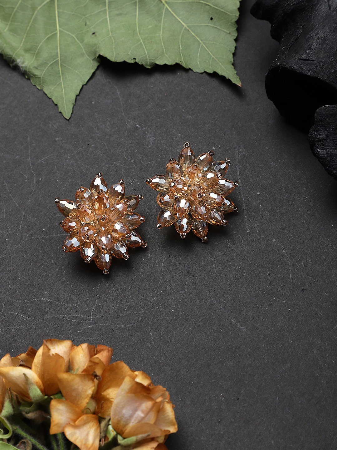 

Mali Fionna Gold-Toned Contemporary Studs