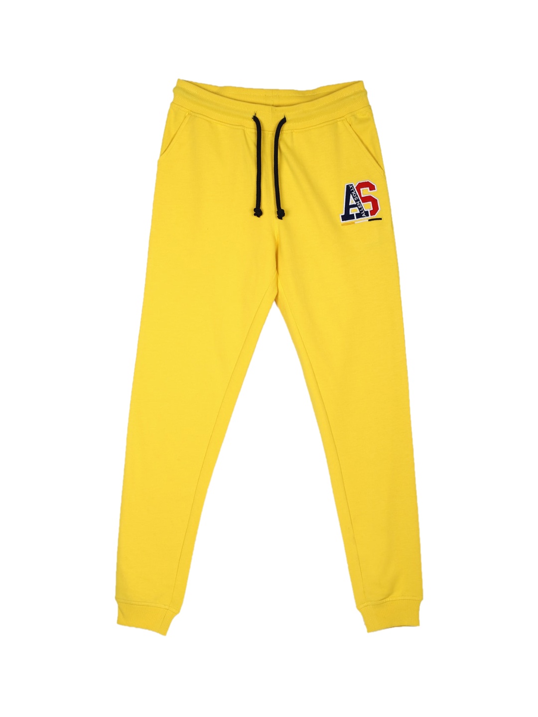 

Allen Solly Junior Boys Yellow Regular Solid Joggers