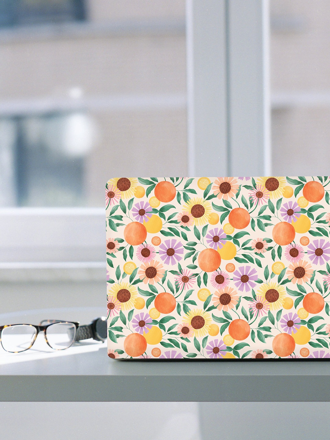 

happywagon Orange Garden Laptop Skin