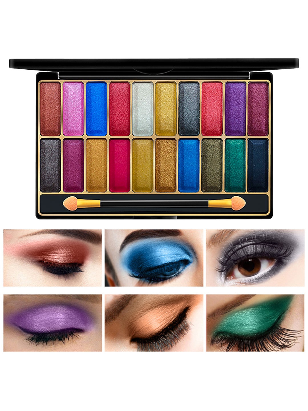 

MISS ROSE 3D Shiny Eyeshadow Palette, Multi