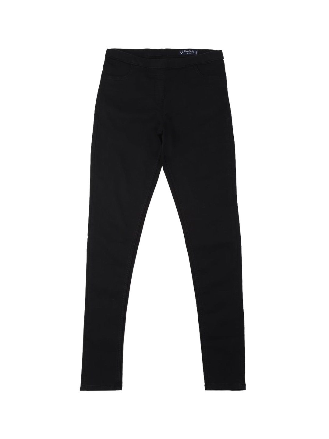 

Allen Solly Junior Girls Black Mid-Rise Clean Look Stretchable Jeans