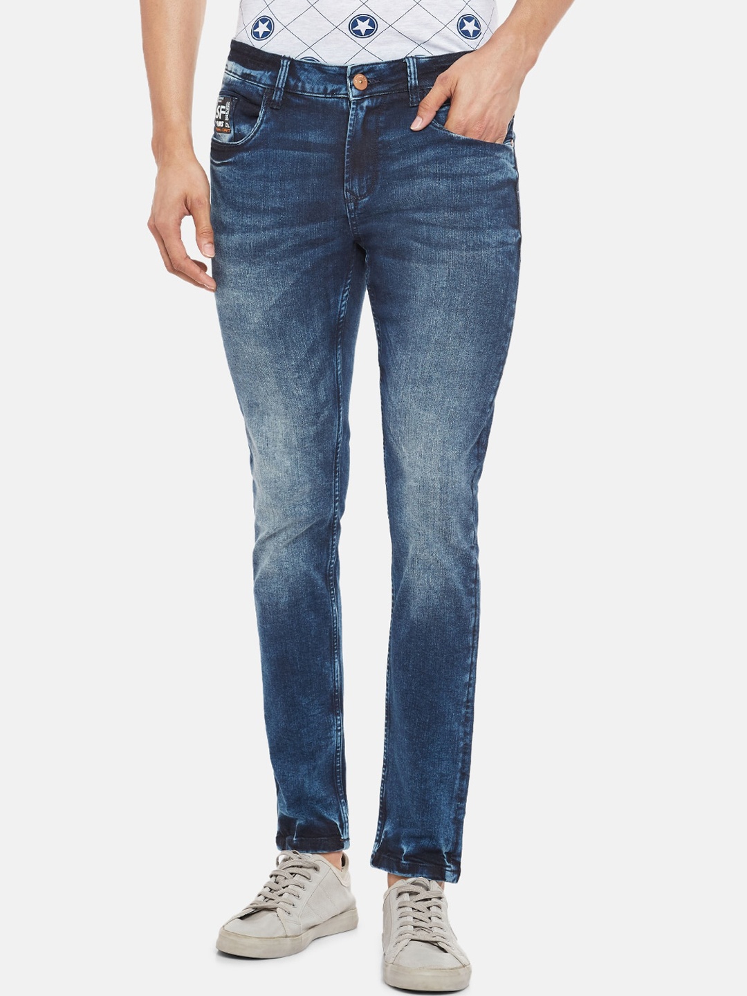 

SF JEANS by Pantaloons Men Blue Skinny Fit Jeans