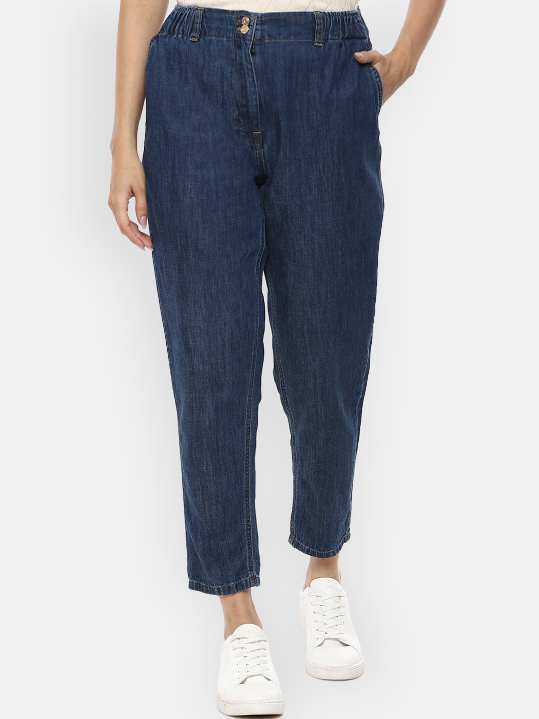 

Van Heusen Woman Women Navy Blue Regular Fit Jeans