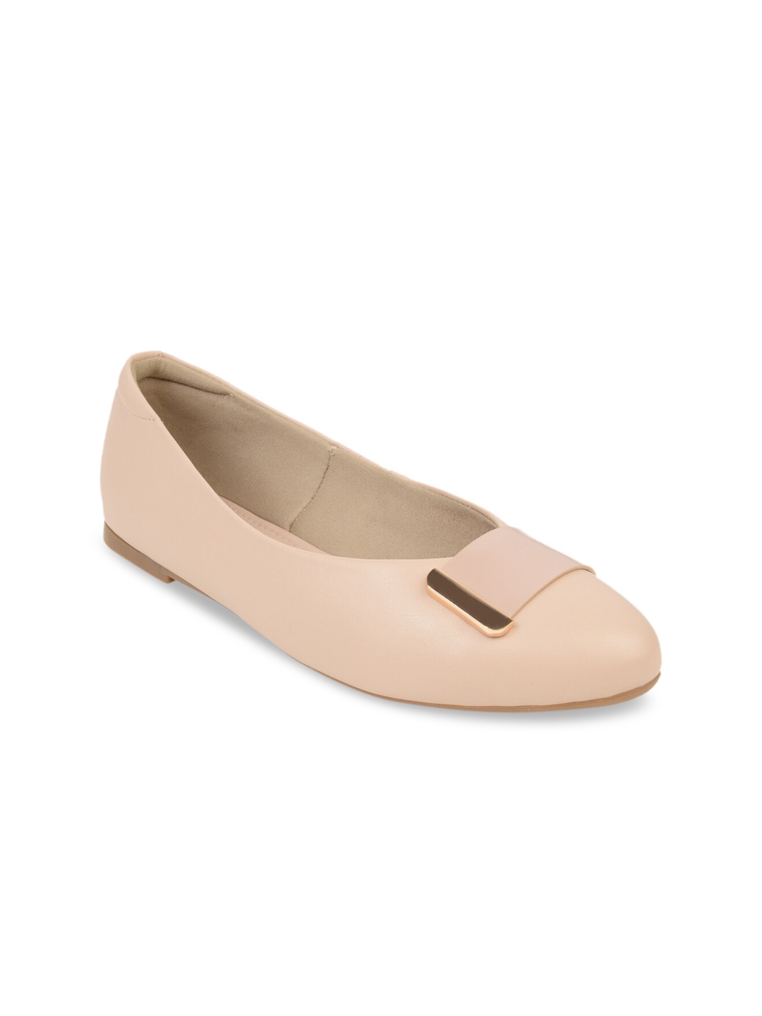 

Rocia Women Beige Solid Ballerinas