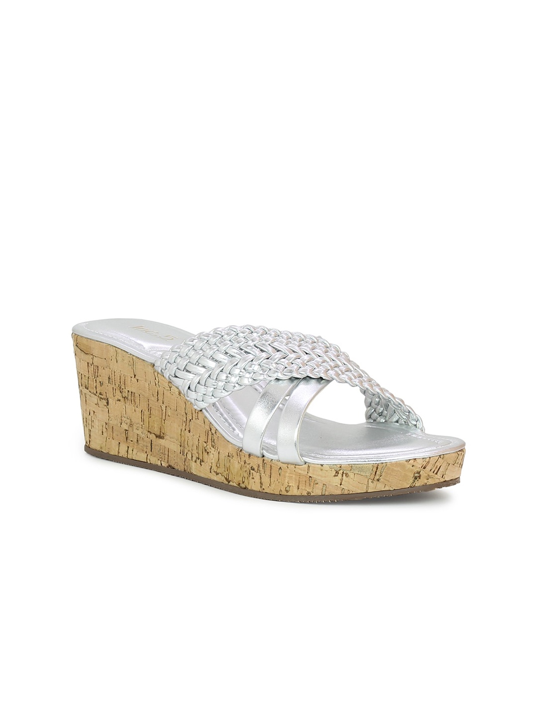 

Inc 5 Women Silver-Toned Embellished Sandals