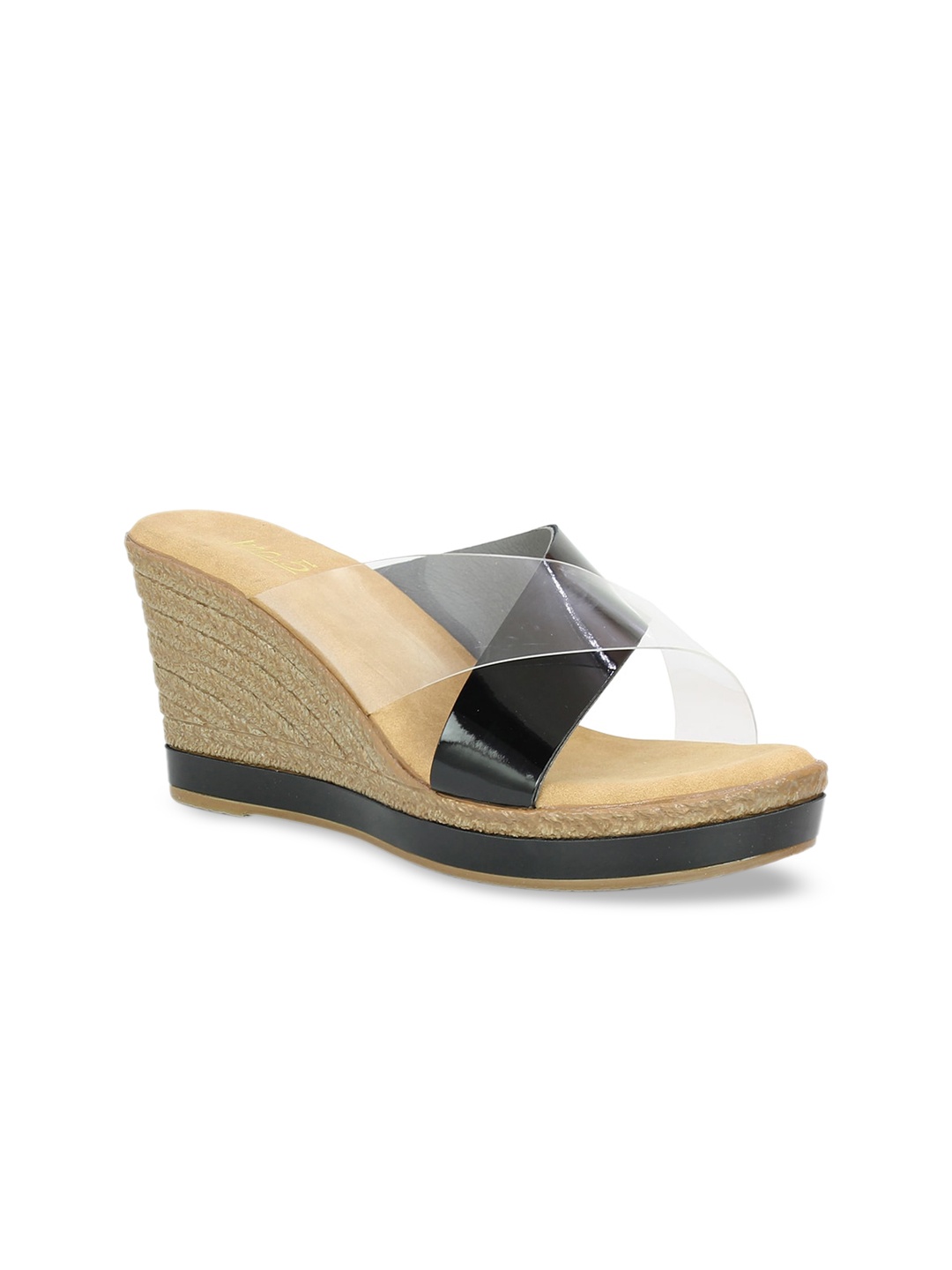 

Inc 5 Women Black Solid Sandals