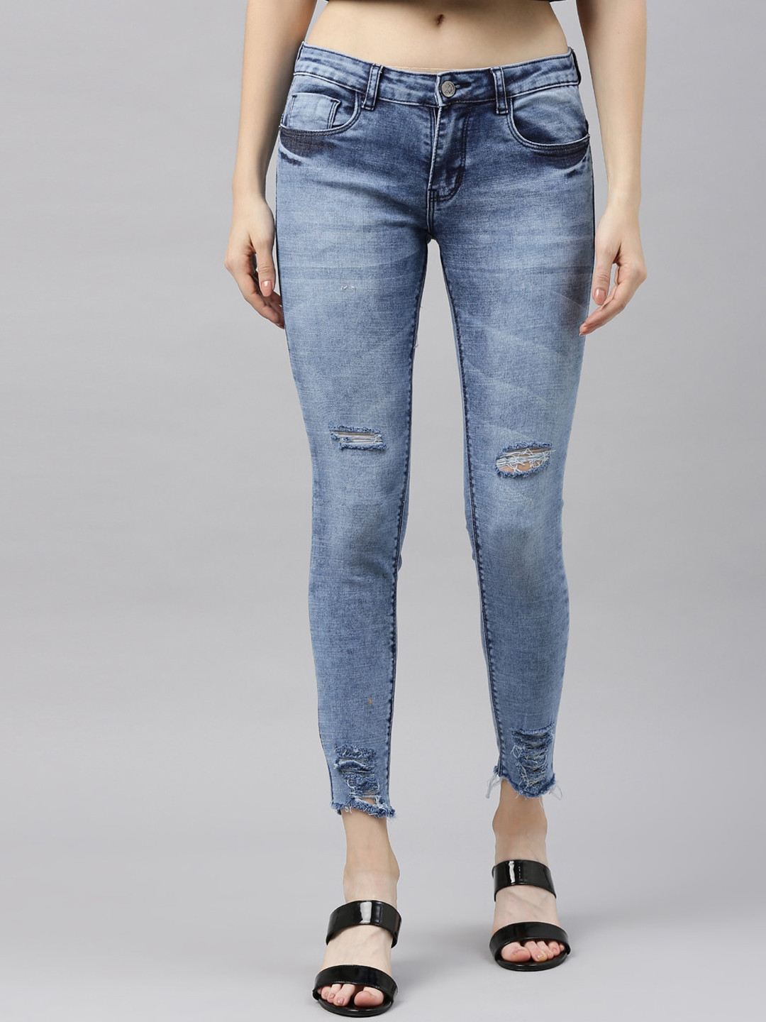 

ZHEIA Women Blue Skinny Fit Jeans