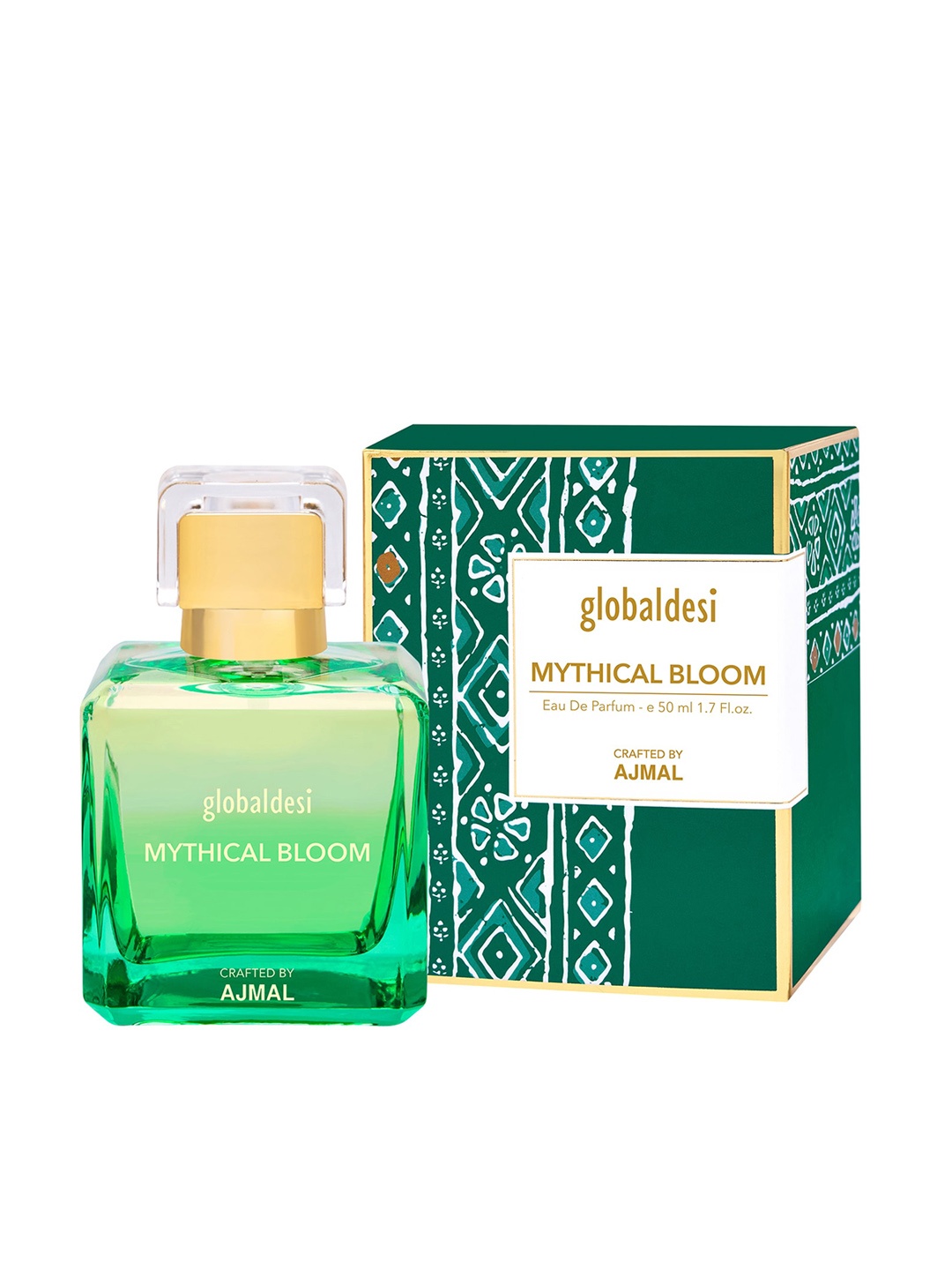 Global Desi For Women MYTHICAL BLOOM EDP Crafted By Ajmal 50 ml, Green