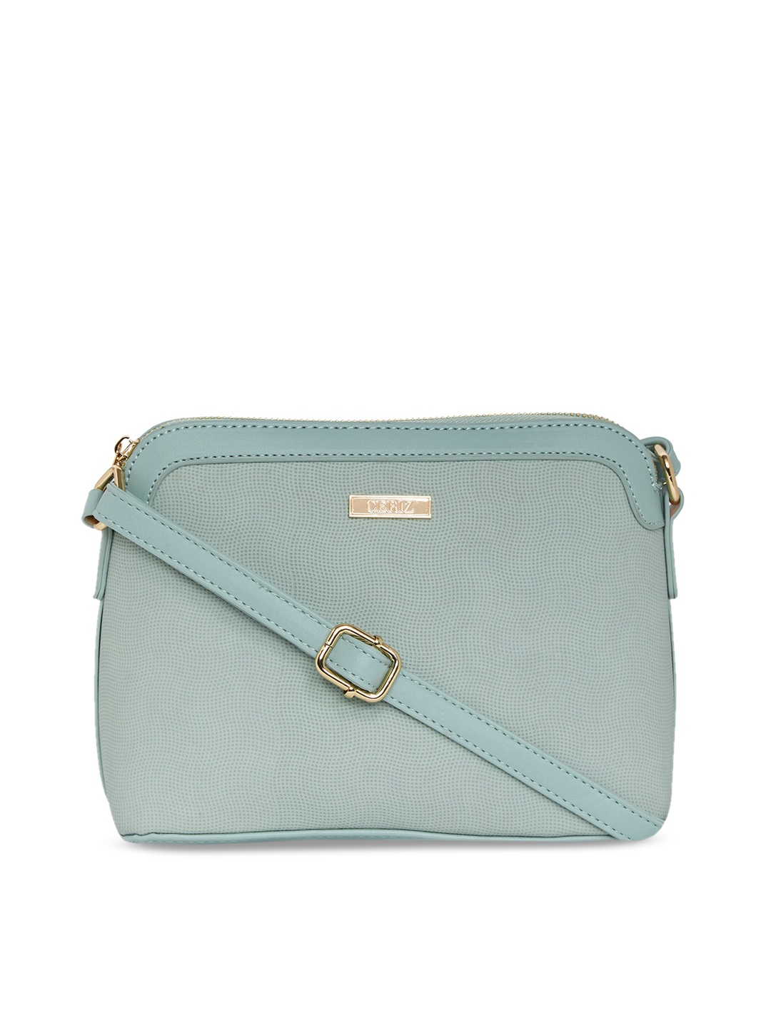 

CERIZ Sea Green Solid Sling Bag