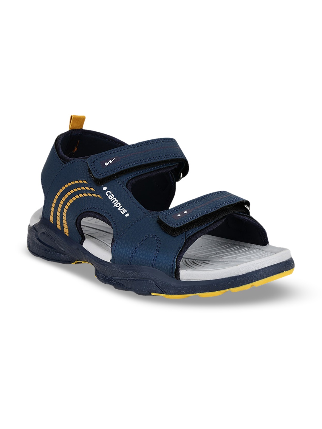 

Campus Men Navy Blue Solid Sports Sandal