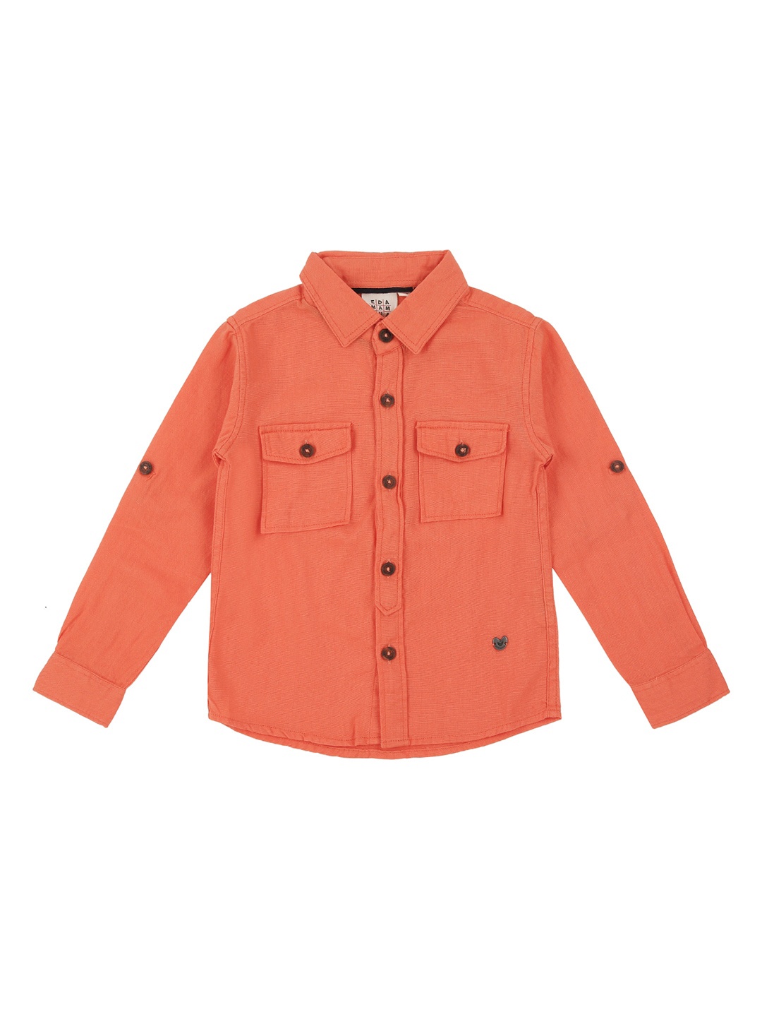 

Ed-a-Mamma Boys Coral Regular Fit Self Design Casual Shirt