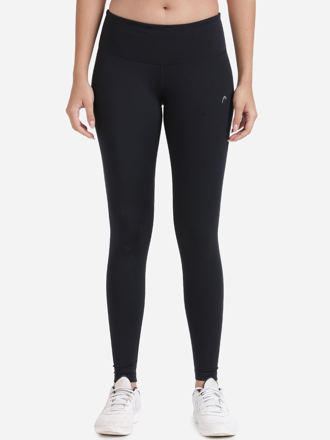 

Head Women Black Solid Tights