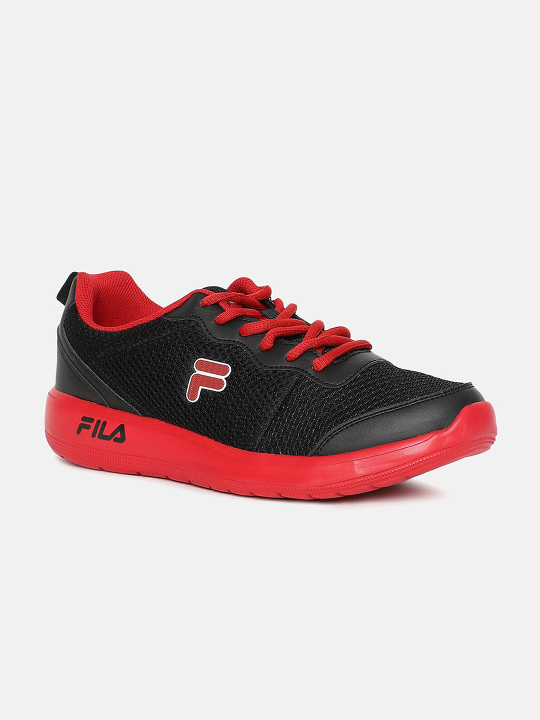 

FILA Men Black Colourblocked PU Sneakers