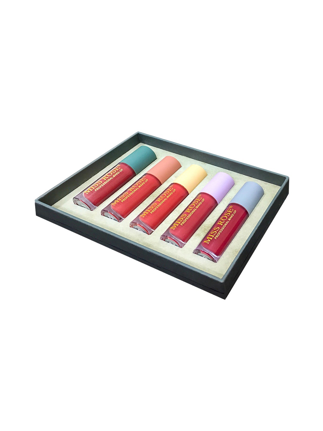 

MISS ROSE Set Of 6 Matte Liquid Lipgloss 7701-005Z4, Multi