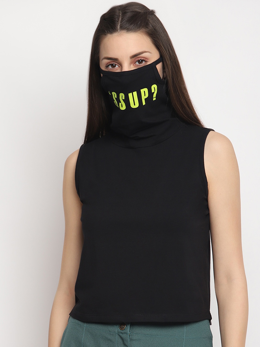 

OTORVA Cotton Black Regular Top