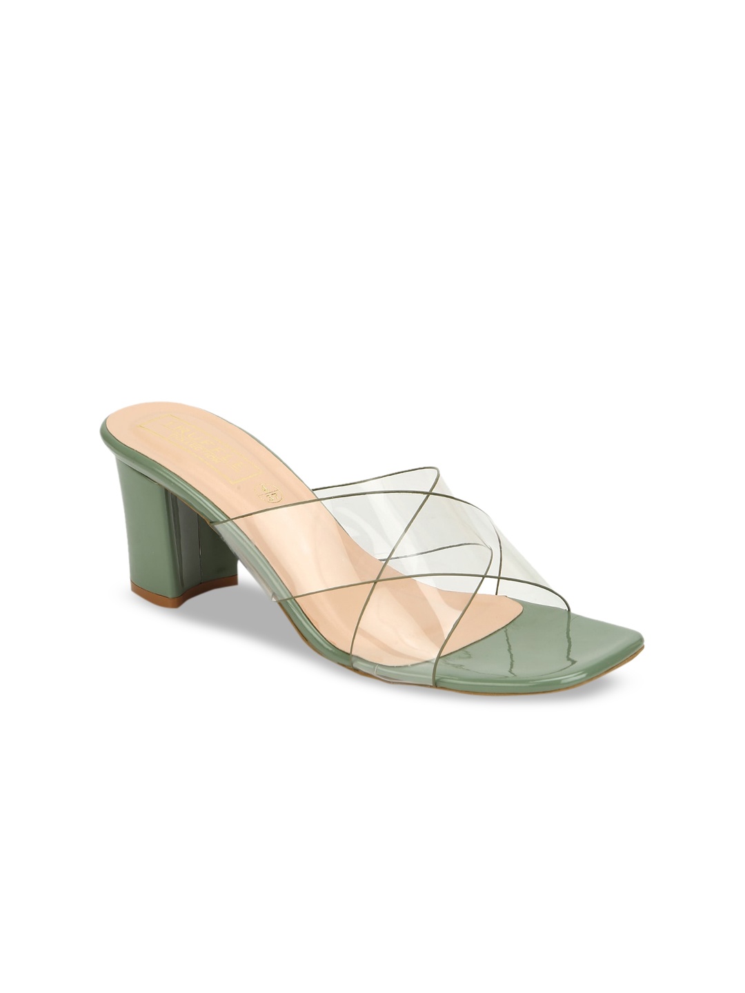 

Truffle Collection Women Green Solid Sandals