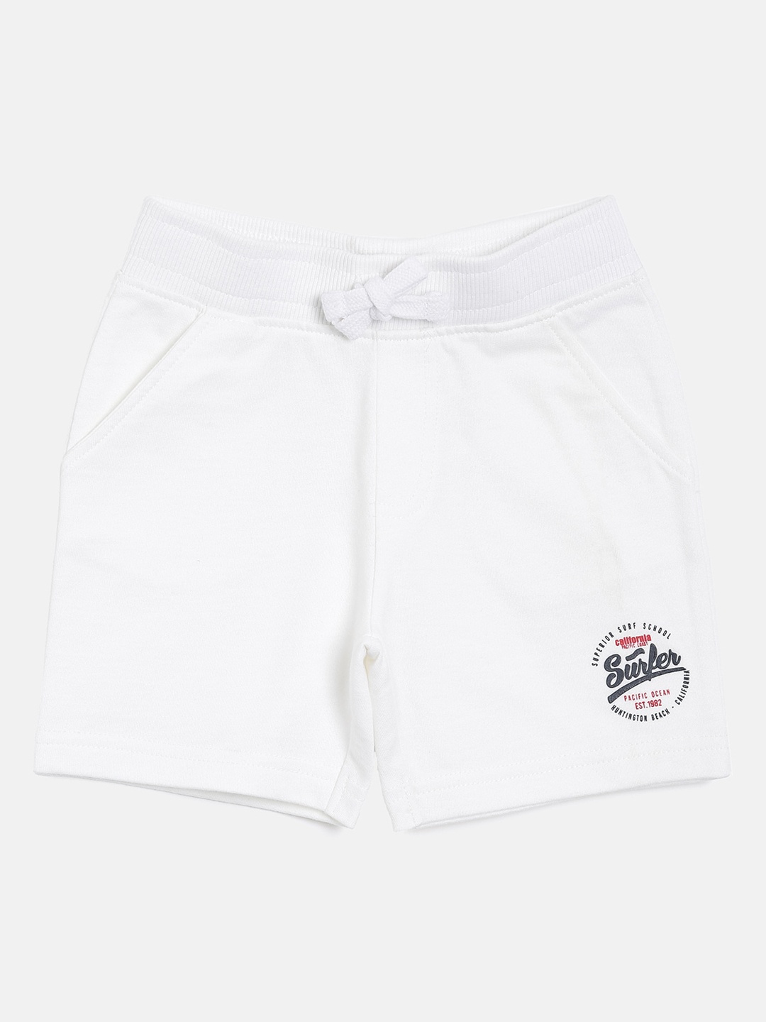 

3PIN Boys White Solid Regular Fit Regular Shorts
