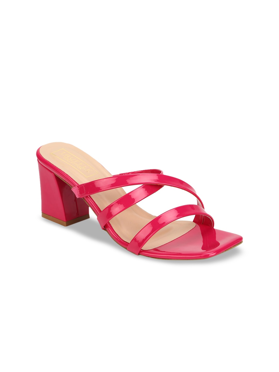 

Truffle Collection Women Fuchsia Solid Sandals