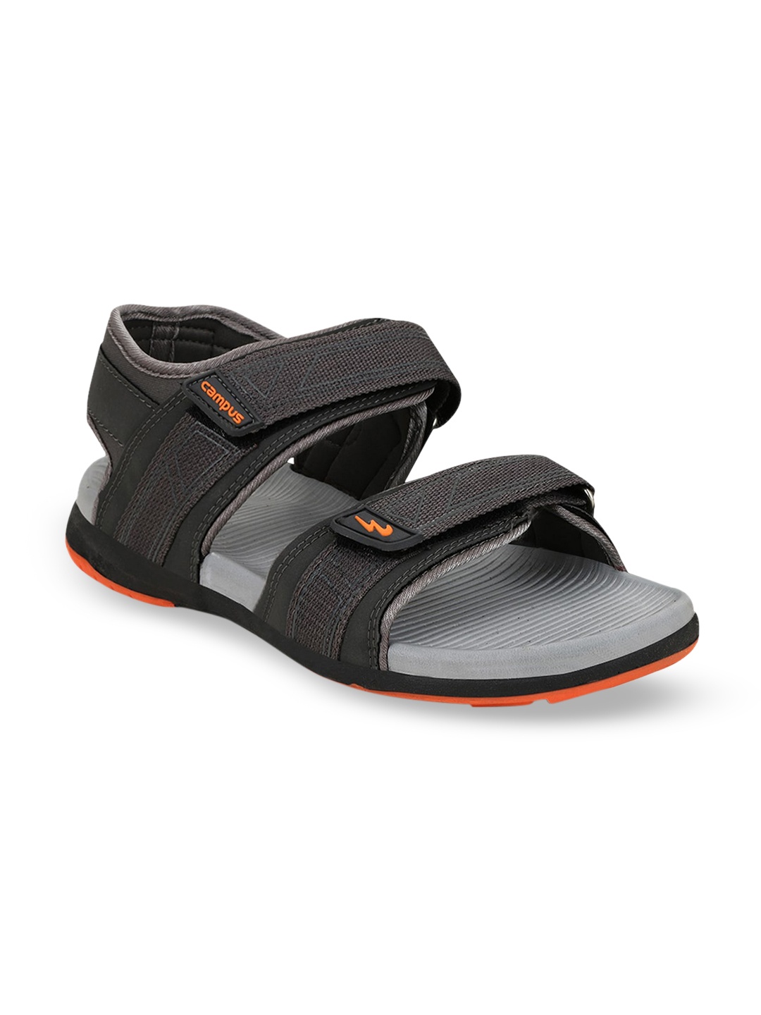 

Campus Men Sandals, Charcoal