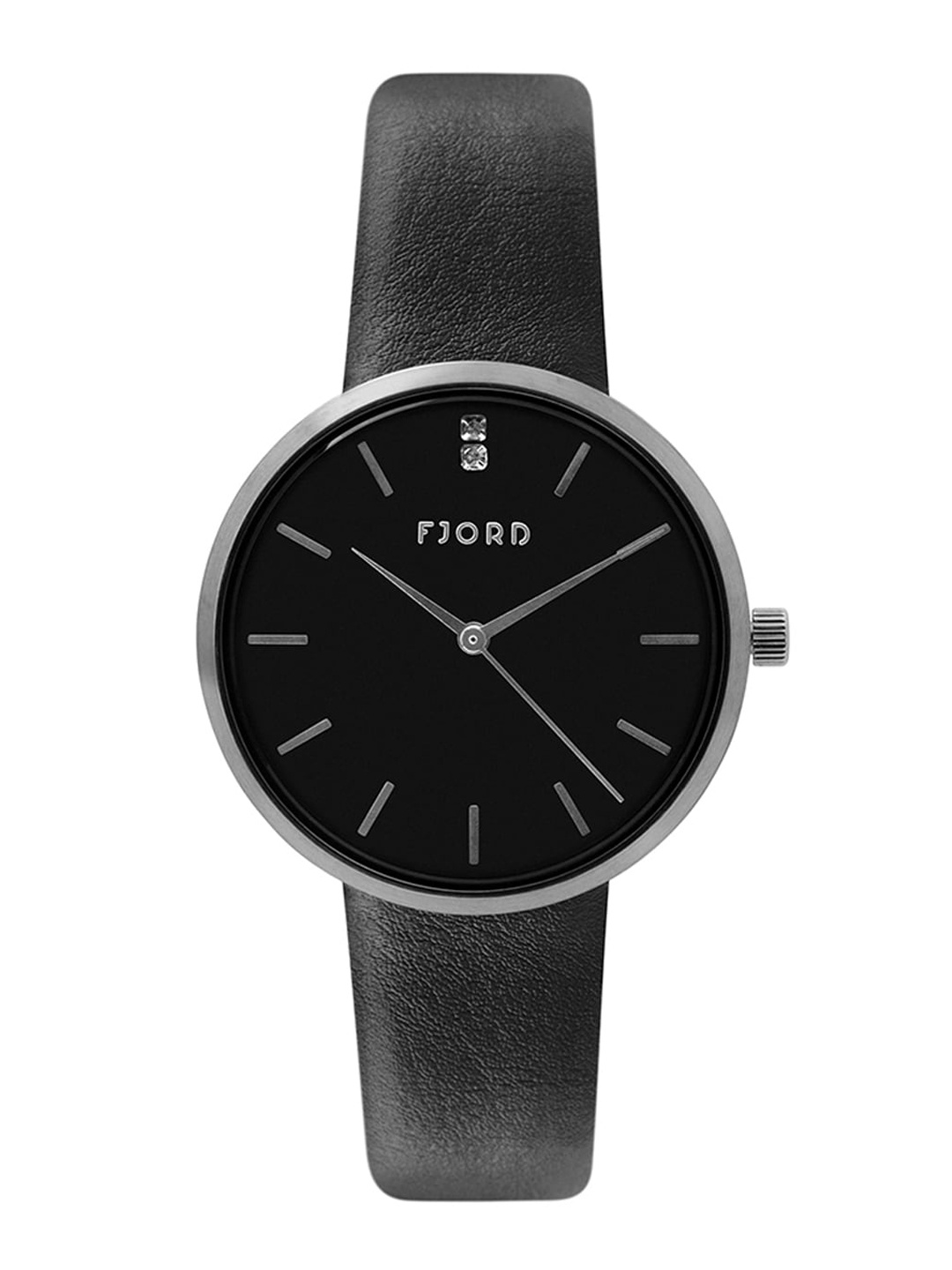 

FJORD Women Black Analogue Watch FJ-6057-01