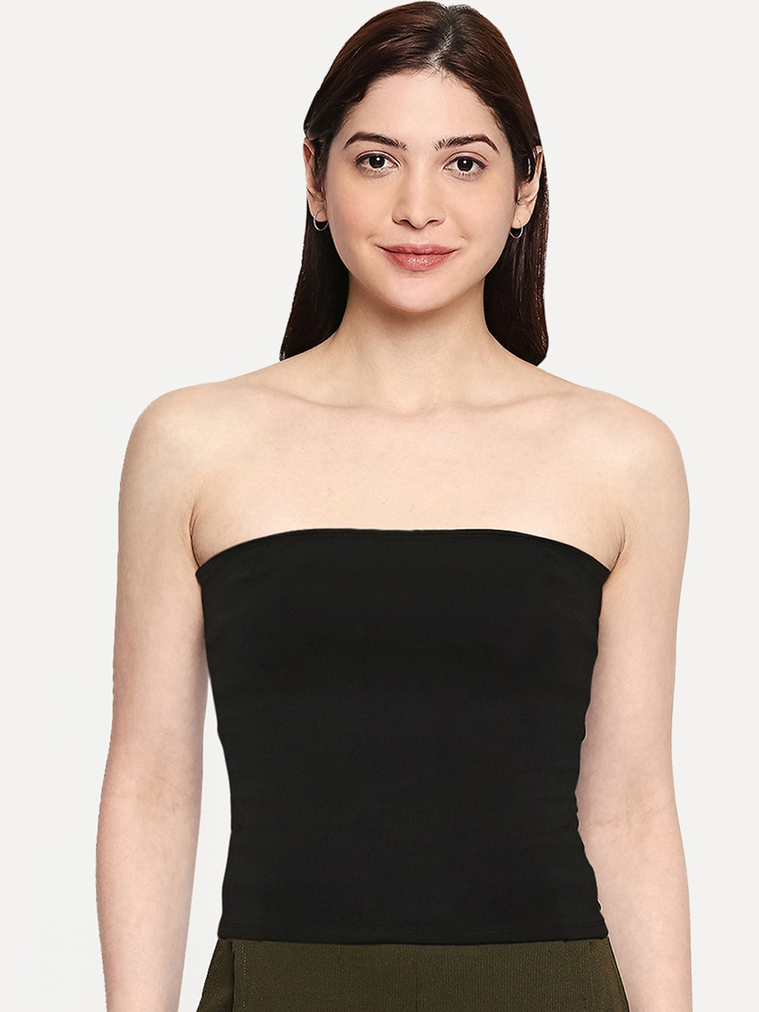 

inocenCia Women Black Solid Strapless Camisole IN-CAK04