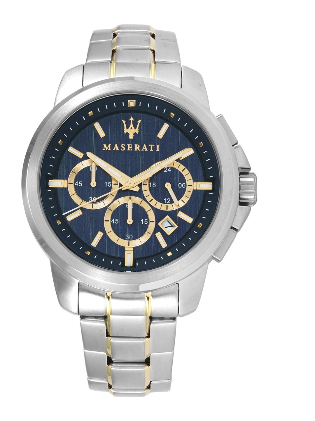 

Maserati Men Blue Analogue Chronograph Watch R8873621016