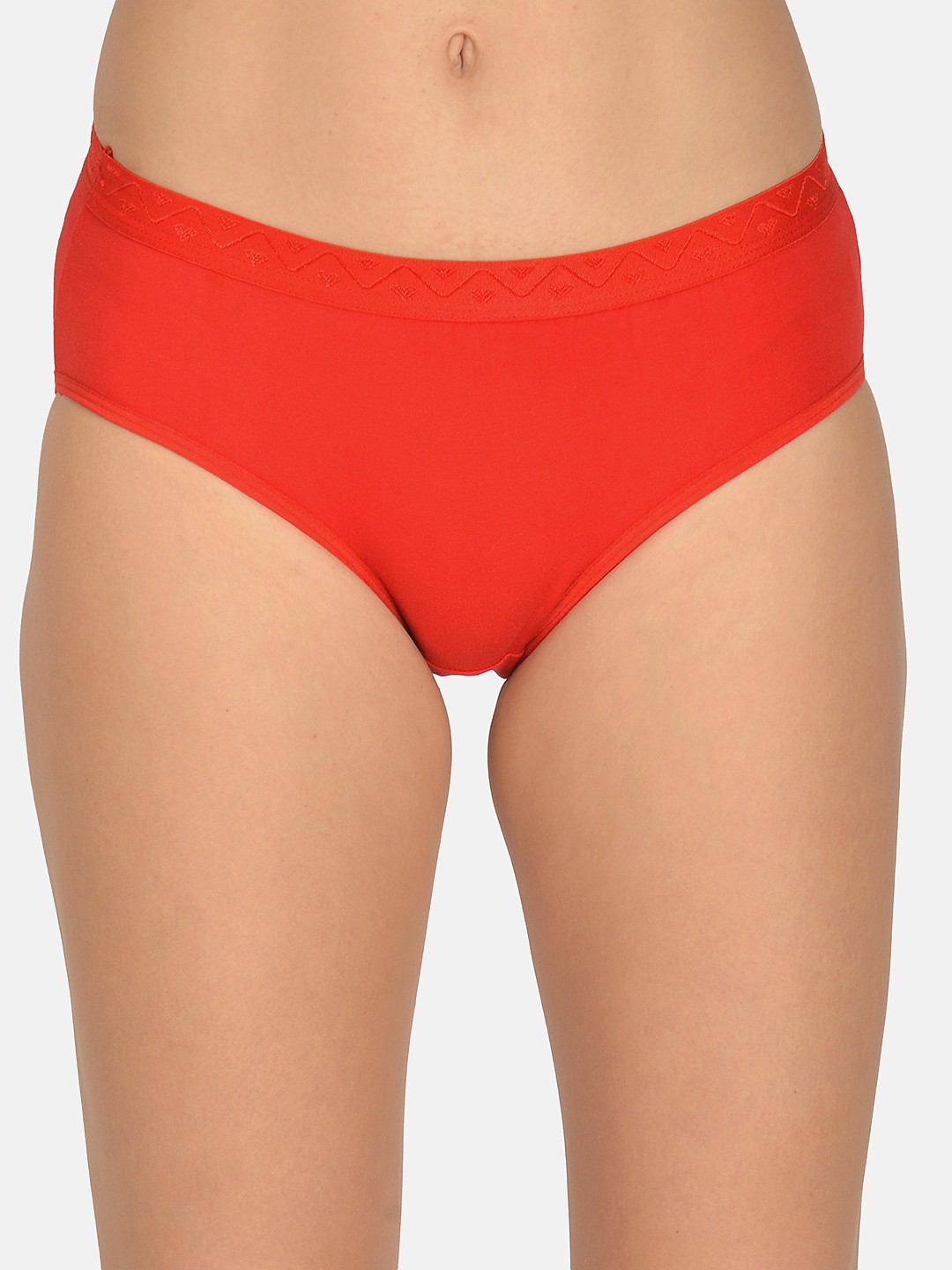 

mod & shy Women Red Solid Hipster Briefs MU138