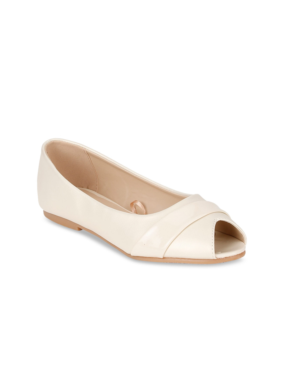 

Van Heusen Woman Beige Solid Ballerinas