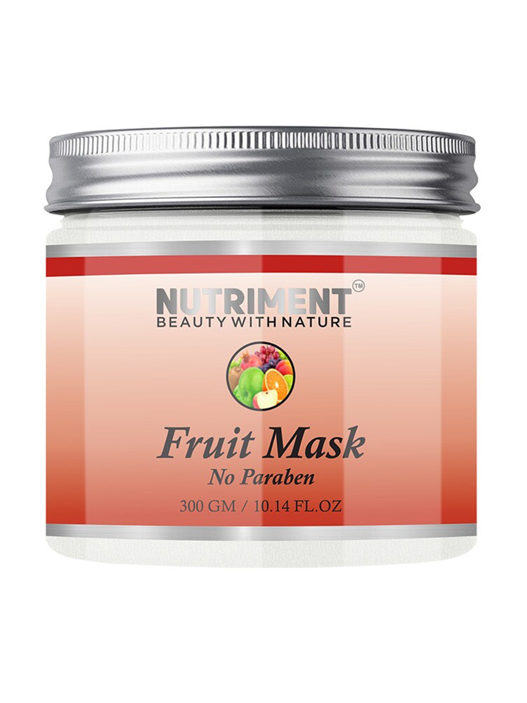 Nutriment Unisex Fruit Mask 300 gm, Transparent