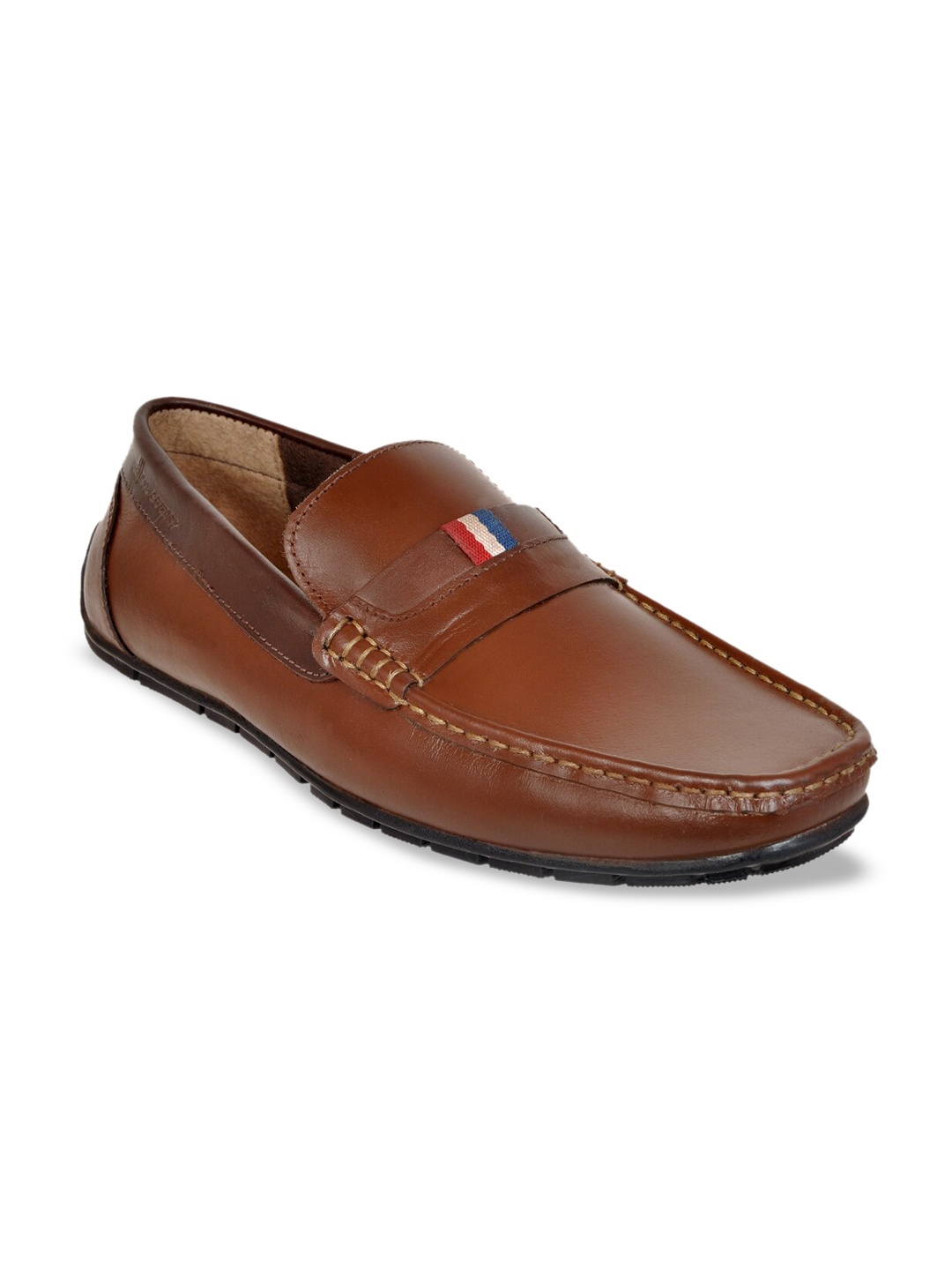 

Allen Cooper Men Brown Leather Loafers