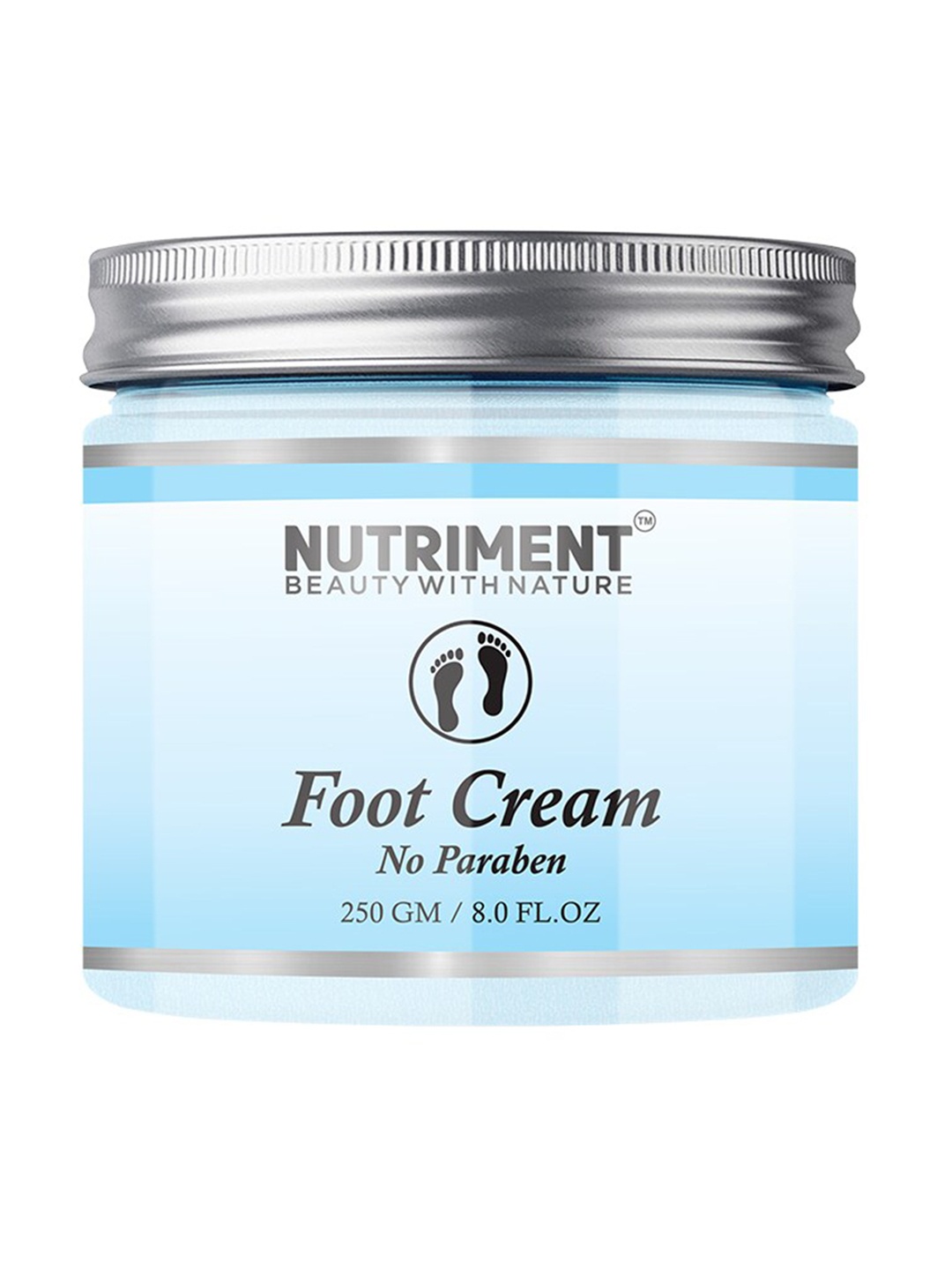 Nutriment Unisex Foot Cream 250 gm, Transparent