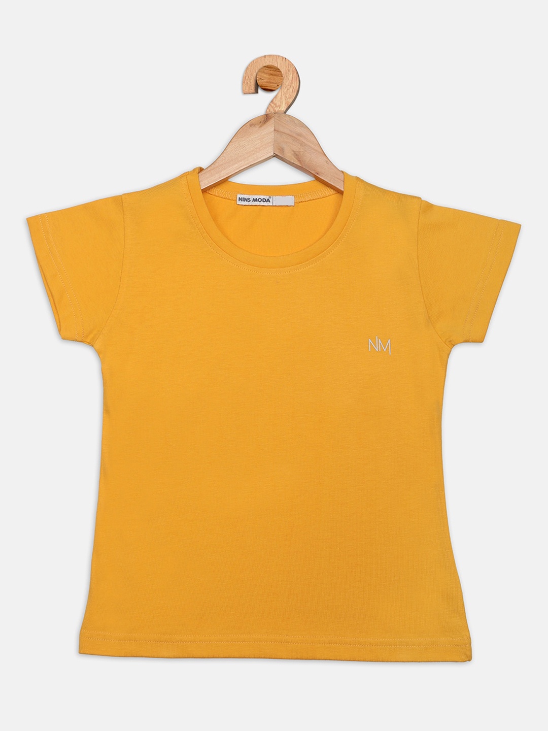 

Nins Moda Girls Mustard Regular Top