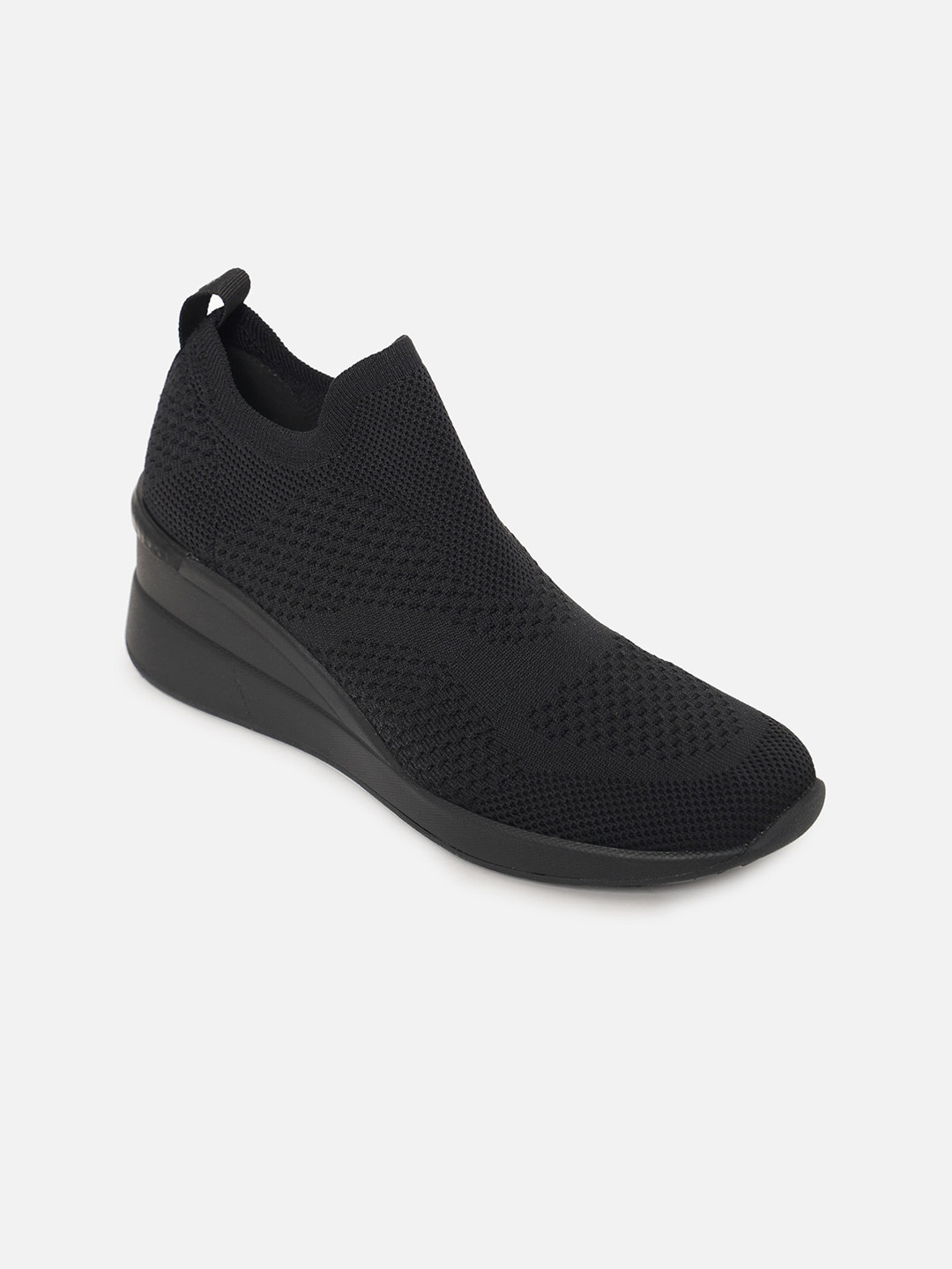 

ALDO Women Black Woven Design Sneakers