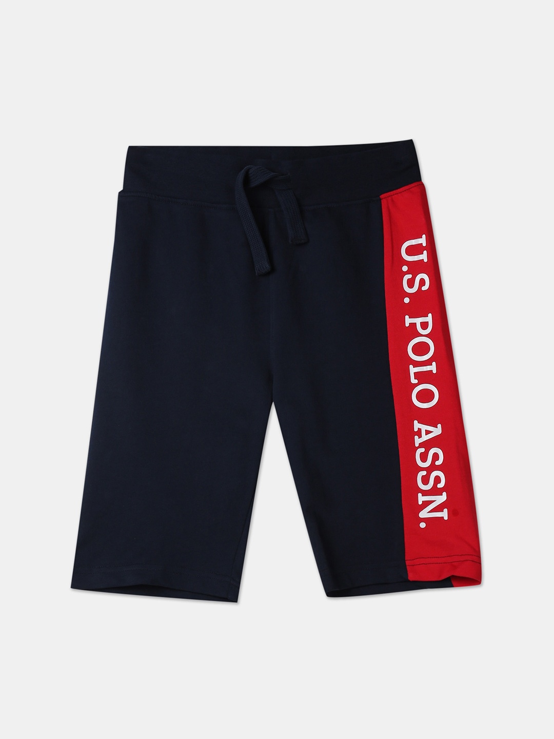 

U.S. Polo Assn. Kids Boys Blue Solid Regular Fit Regular Shorts
