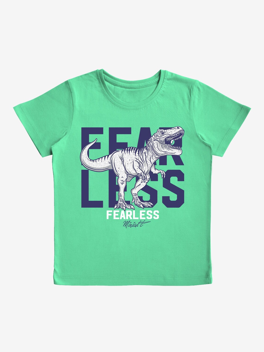 

x2o Boys Green Printed Round Neck T-shirt