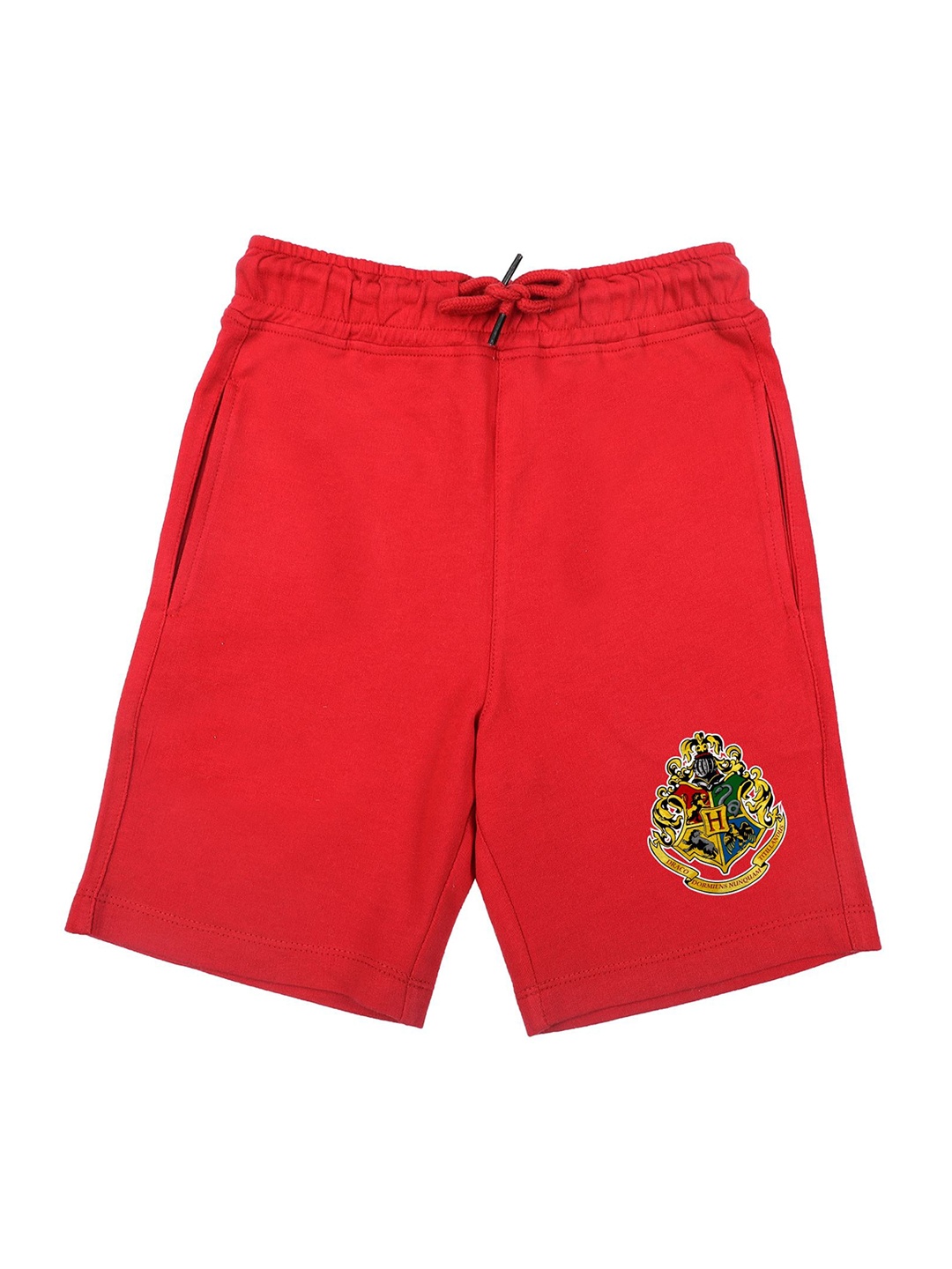 

Harry Potter Boys Red Solid Regular Fit Regular Shorts