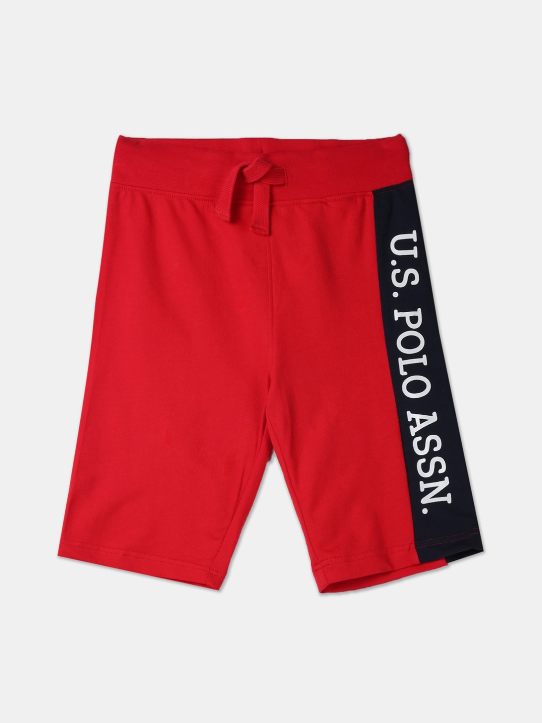 

U.S. Polo Assn. Kids Boys Red Solid Regular Fit Regular Shorts
