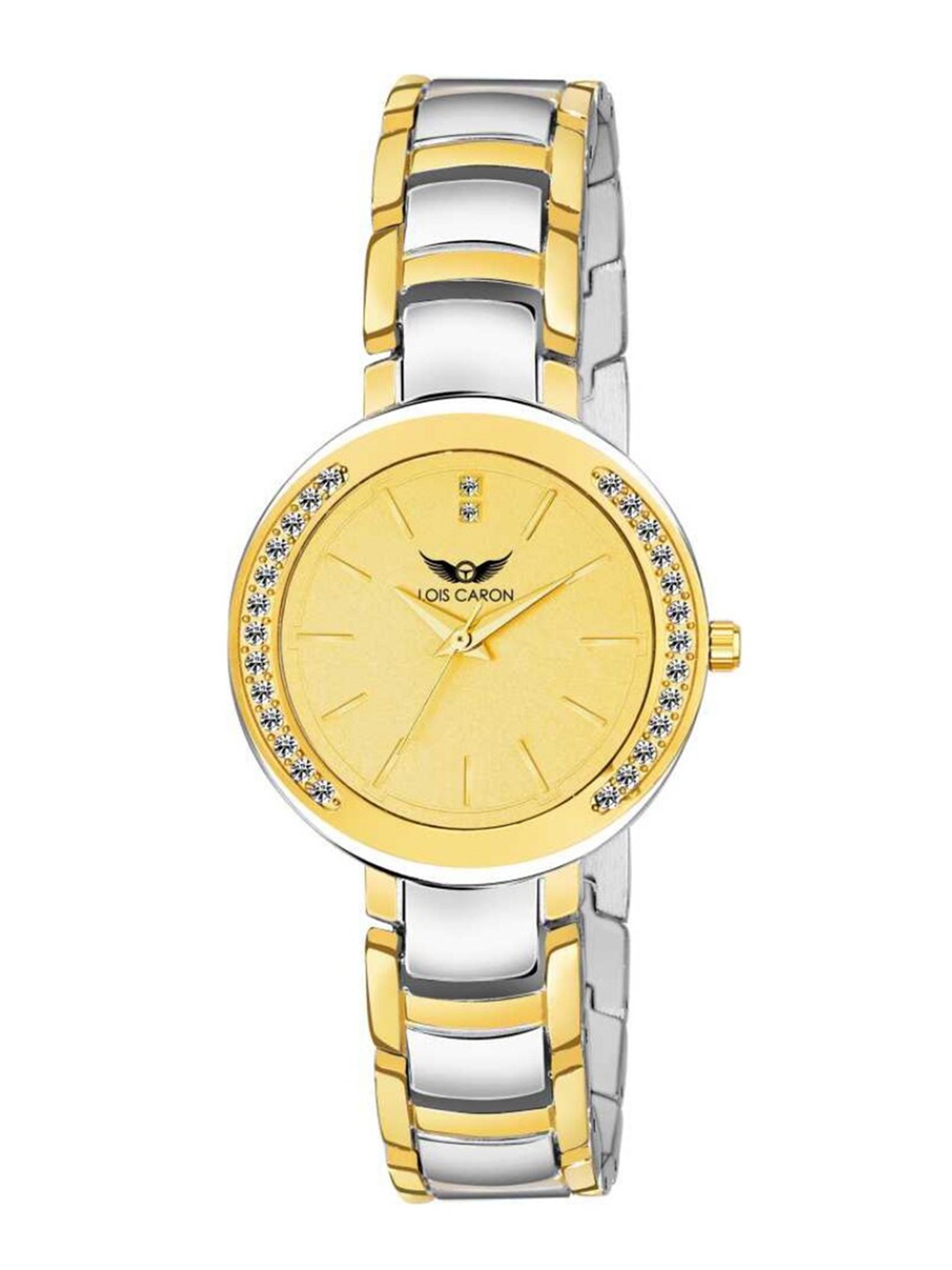 LOIS CARON Women Gold-Toned Analogue Watch MLC-8607